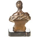 [LA-1822300] Bronzeskulptur Bronzefigur Büste Auguste Viktoria, Gemahlin Wilhelms II. und die letzte Deutsche Kaiserin und Königin von Preußen Bild 3