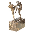[LA-1822302] Bronzeskulptur Bronzefigur Kickboxer Bild 3