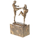 [LA-1822302] Bronzeskulptur Bronzefigur Kickboxer Bild 4