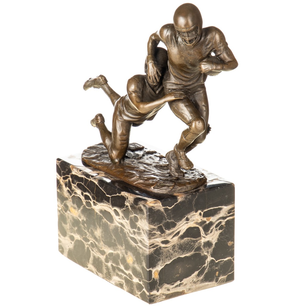 [LA-1822303] Bronzeskulptur Bronzefigur American Football Bild 2