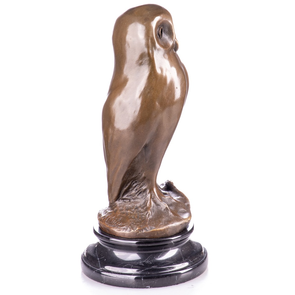 [LA-1822305] Moderne Bronzefigur Eule Bild 3