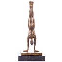 [LA-1822310] Bronzeskulptur Bronzefigur Mann im Handstand Bild 2