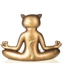 [LA-1822326] Keramik Figur Meditierende Katze Bild 3