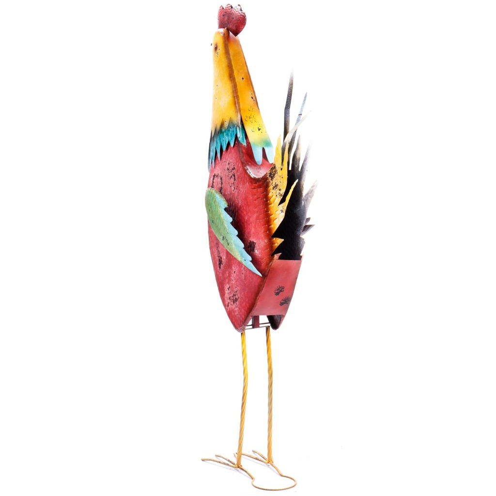 [LA-1822334] Metall Gartenfigur Hahn Bild 3