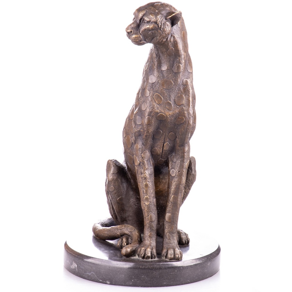 [LA-1822337] Bronzeskulptur Bronzefigur Gepard Bild 4
