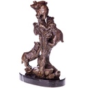 [LA-1822340] Bronzeskulptur Bronzefigur Bärenfamilie auf Baum Bild 3