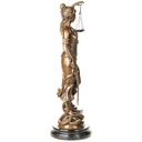 [LA-1822342] Bronzeskulptur Bronzefigur Justitia Bild 5