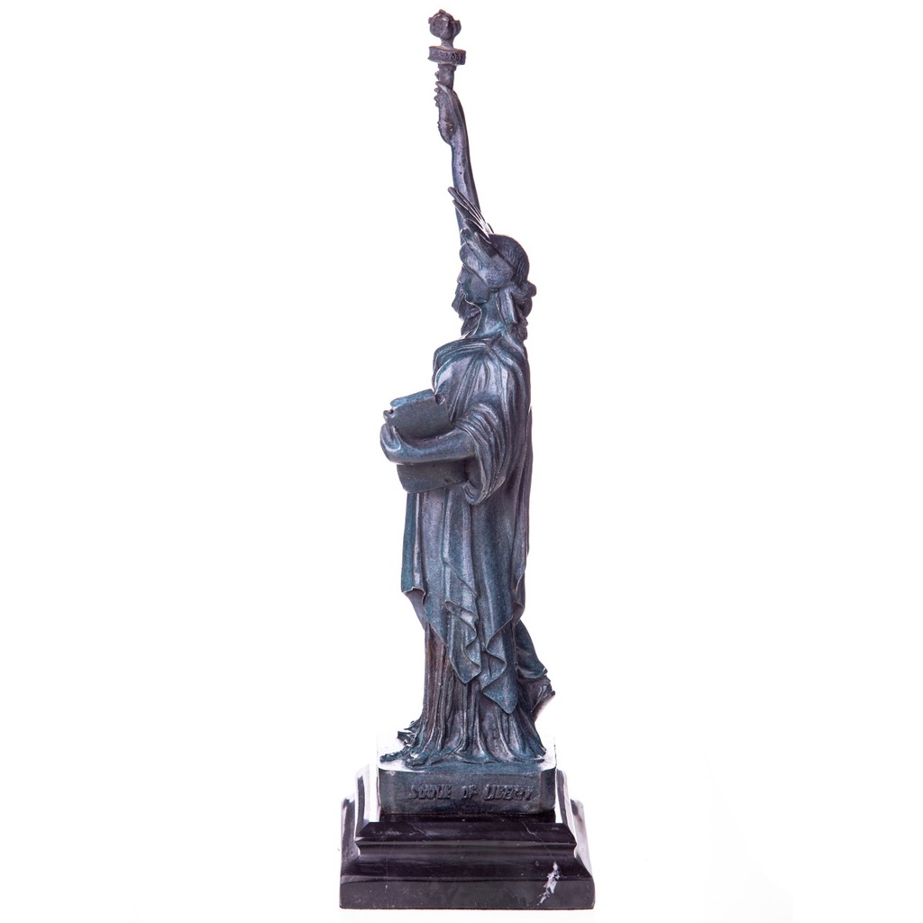 [LA-1822344] Bronzeskulptur Bronzefigur Freiheitsstatue mit grüner Patina Bild 2