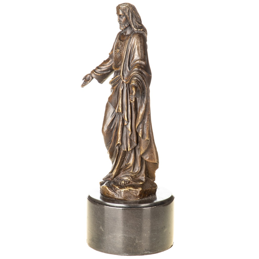 [LA-1822345] Bronzeskulptur Bronzefigur Jesus Bild 4