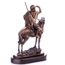 [LA-1822353] Bronzeskulptur Bronzefigur Arabischer Reiter mit Pferd Bild 2