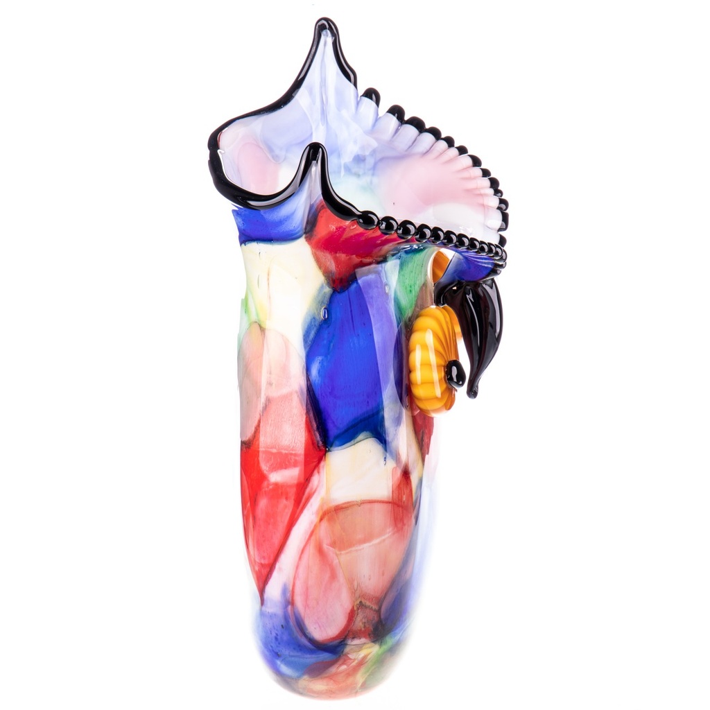 [LA-1822356] Murano-Stil Glas Vase in Form einer Eule Bild 3