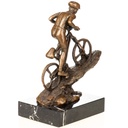 [LA-1822361] Bronzeskulptur Bronzefigur Mountainbike Fahrer Bild 2