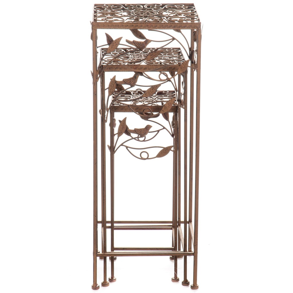 [LA-1822366] Metall Blumenhocker Set/3 Bild 3