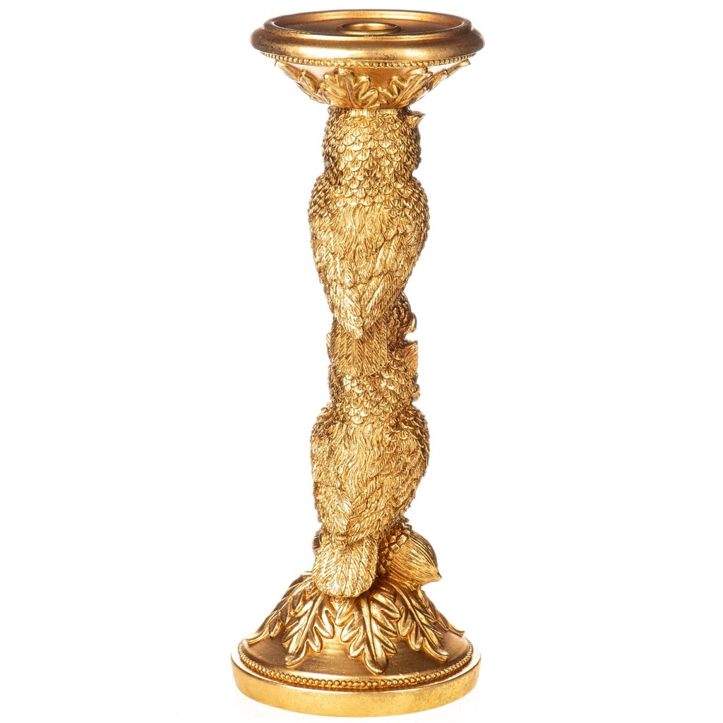 [LA-1822375] Polyresinfigur Kerzenständer Eulen Bild 2