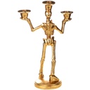 [LA-1822376] Polyresinfigur Kerzenständer Skelett Bild 3