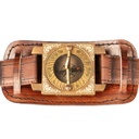 [LA-1822392] Messing Kompass mit Lederarmband Bild 2