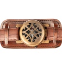 [LA-1822393] Messing Kompass mit Lederarmband Bild 2