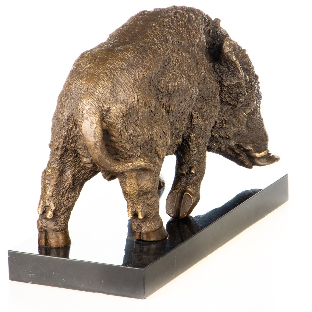 [LA-1822395] Bronzeskulptur Bronzefigur Wildschwein Bild 2