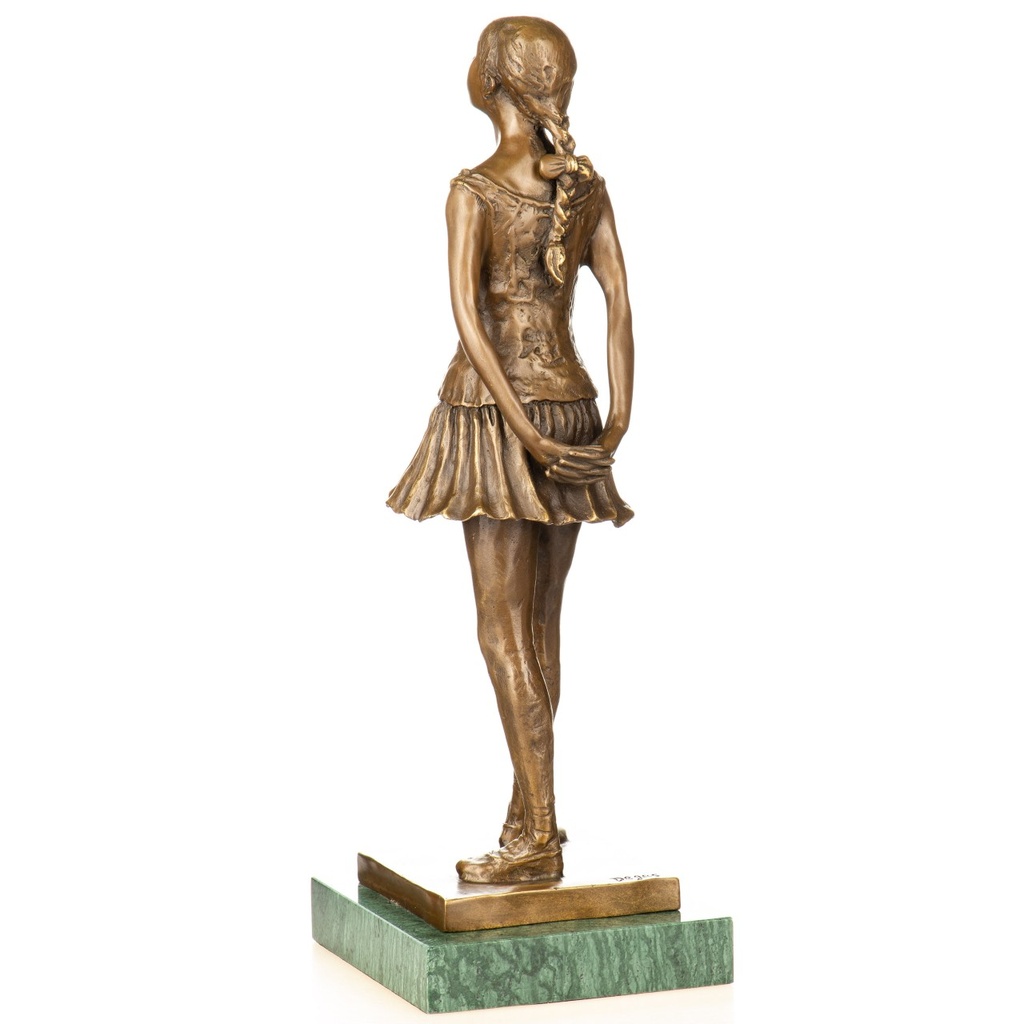 [LA-1822396] Bronzeskulptur Bronzefigur Kleine 14 Jährige Tänzerin nach Degas Bild 4