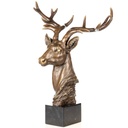 [LA-1822398] Bronzeskulptur Bronzefigur Hirsch Bild 2