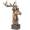 [LA-1822398] Bronzeskulptur Bronzefigur Hirsch Bild 5