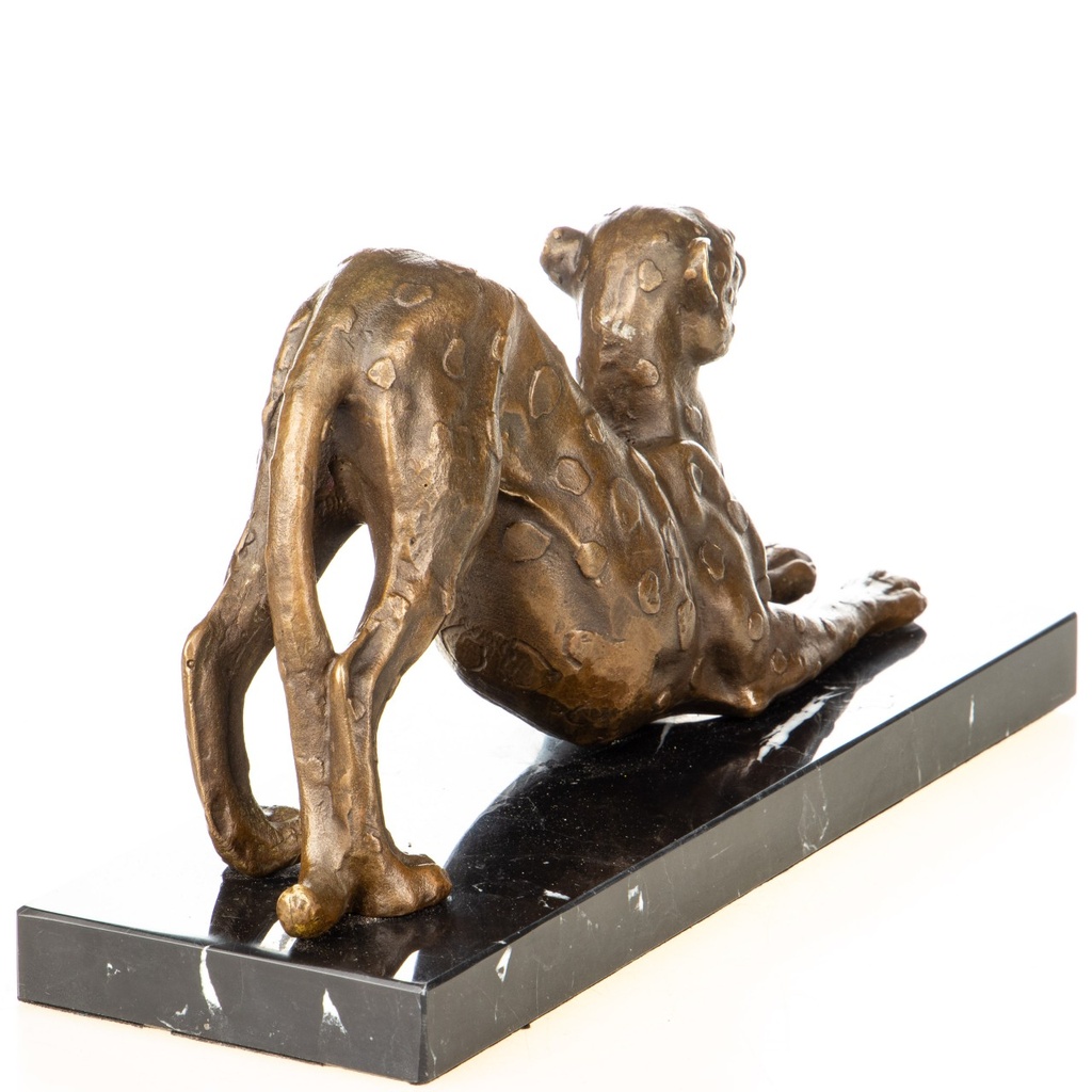 [LA-1822399] Bronzeskulptur Bronzefigur Leopard Bild 2