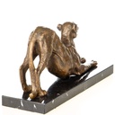[LA-1822399] Bronzeskulptur Bronzefigur Leopard Bild 2