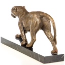 [LA-1822400] Bronzeskulptur Bronzefigur Leopard Bild 2