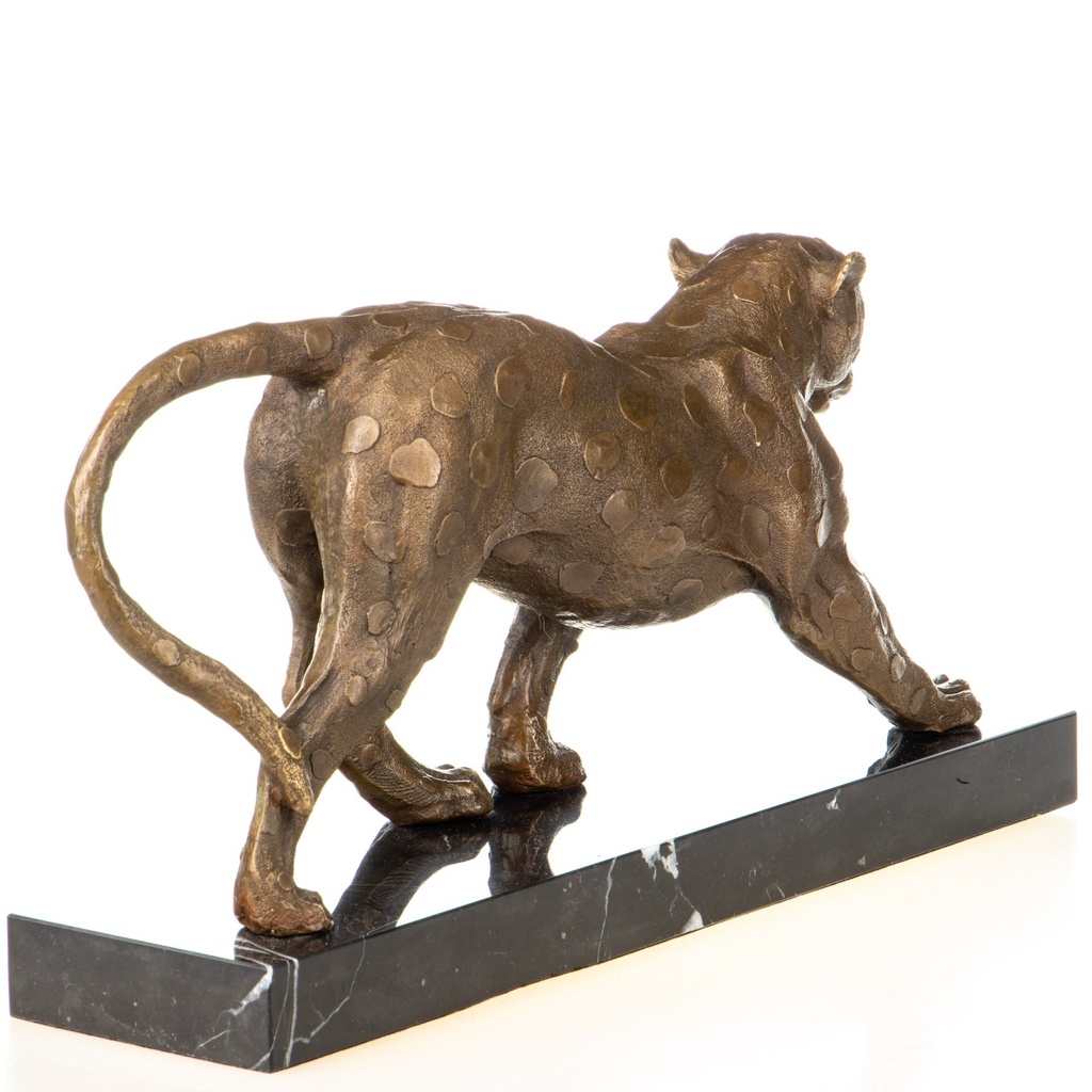 [LA-1822400] Bronzeskulptur Bronzefigur Leopard Bild 3