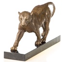 [LA-1822400] Bronzeskulptur Bronzefigur Leopard Bild 4