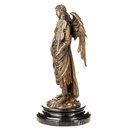 [LA-1822402] Bronzeskulptur Bronzefigur Engel mit Violine und Feder Bild 4
