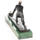 [LA-1822403] Moderne Bronzefigur Curler Bild 2