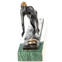 [LA-1822403] Moderne Bronzefigur Curler Bild 4