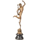 [LA-1822406] Bronzeskulptur Bronzefigur Hermes Bild 2