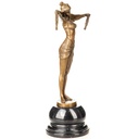 [2119803] Art Deco Bronzefigur Scarf Dancer Tänzerin mit Schal nach D.H.Chiparus Bild 2