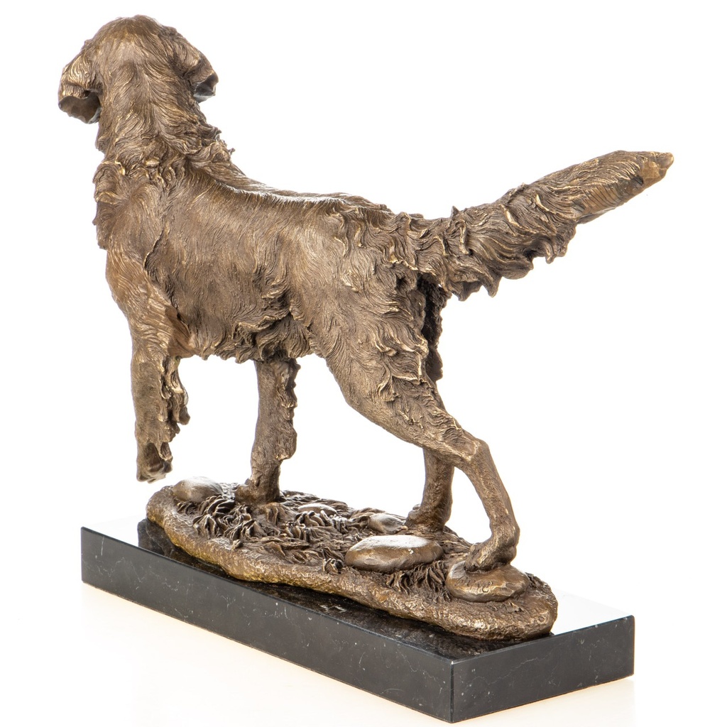 [LA-1822409] Bronzeskulptur Bronzefigur Jagdhund Bild 2