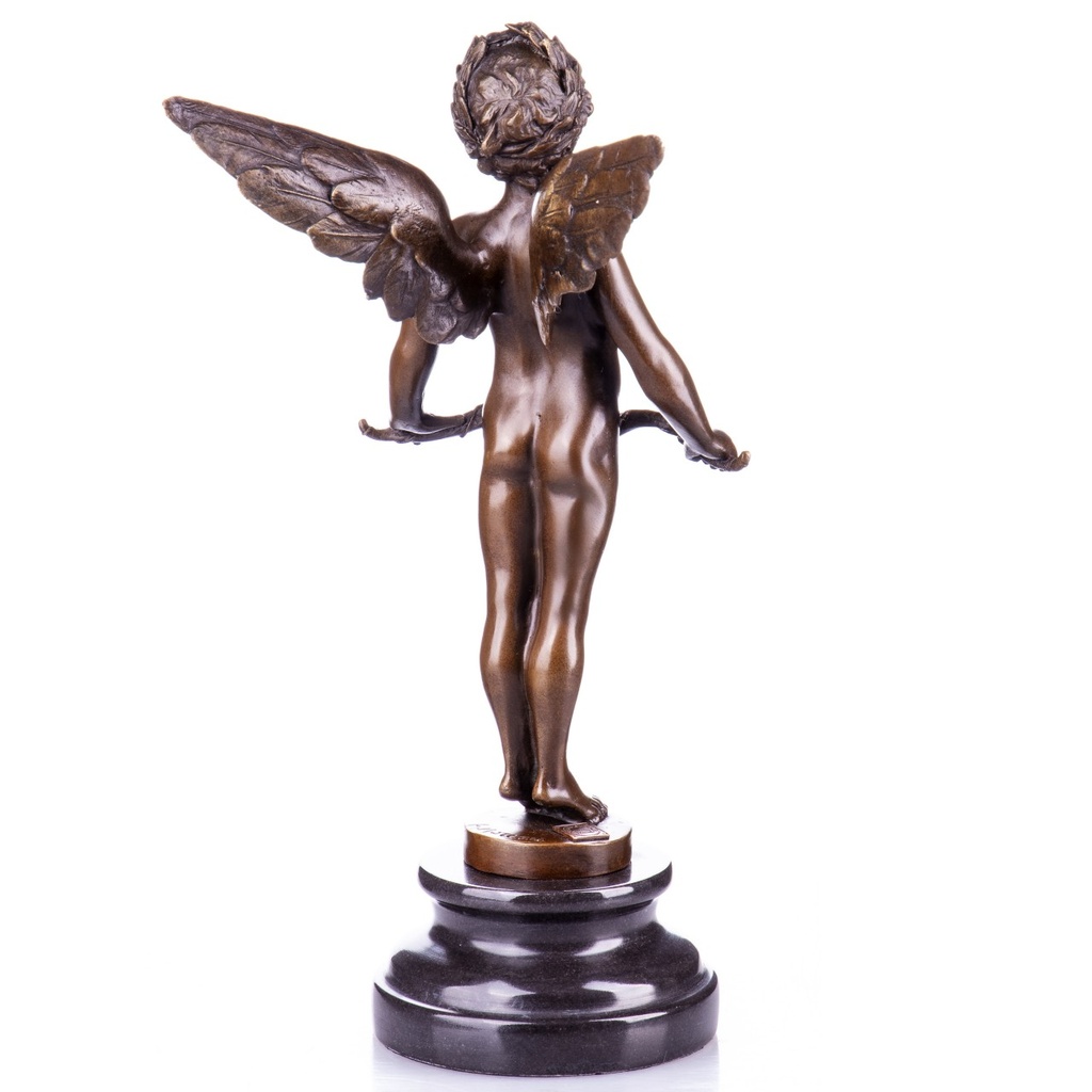 [LA-1822416] Bronzeskulptur Bronzefigur Engel Vici nach A.Moreau Bild 2