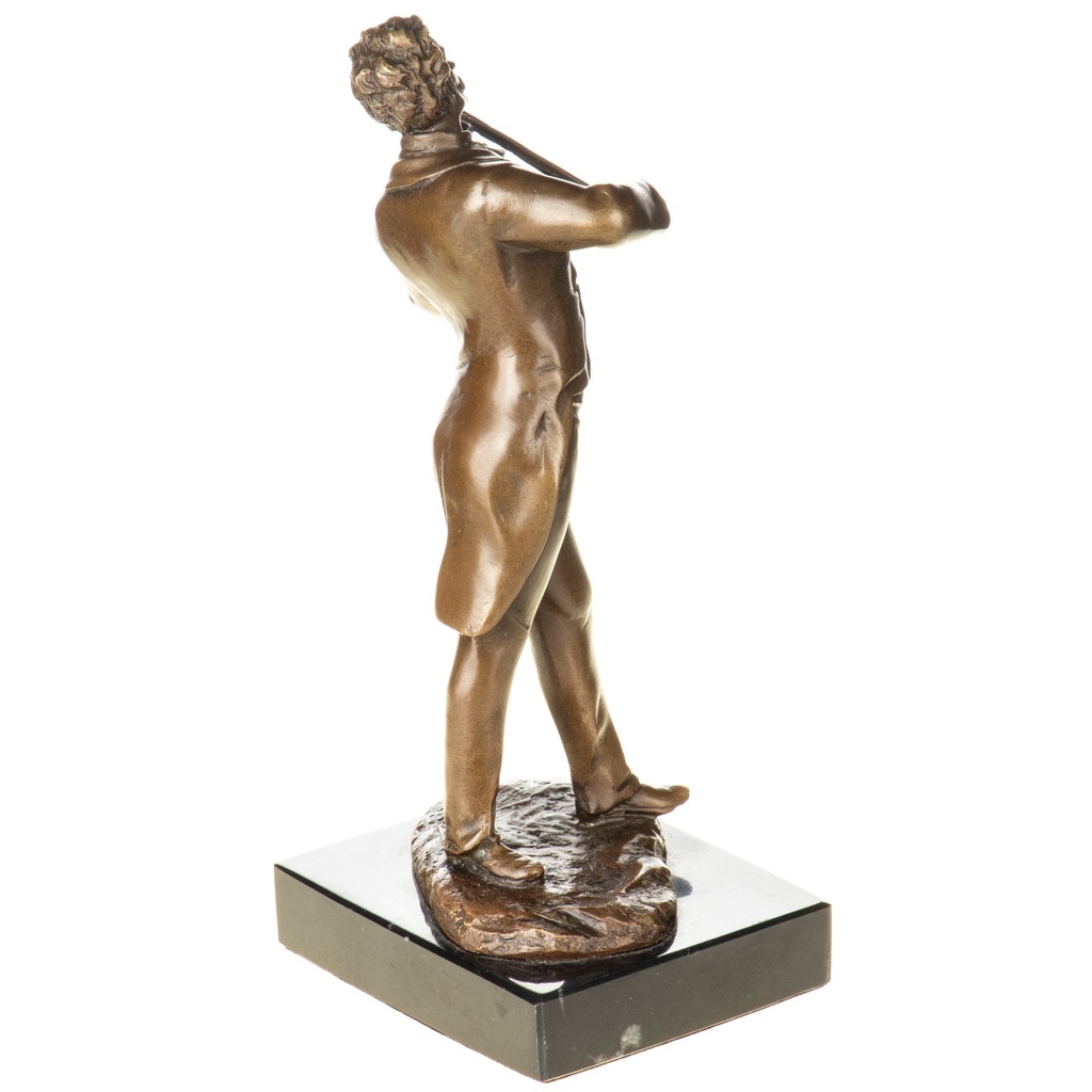 [LA-1822417] Bronzeskulptur Bronzefigur Komponist Johann Strauss mit Geige Bild 4