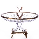 [LA-1822476] Glas mit Bronze Schale mit Schmetterlingen Bild 2