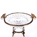 [LA-1822476] Glas mit Bronze Schale mit Schmetterlingen Bild 3