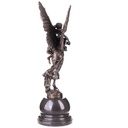 [LA-1822483] Mythologische Bronzefigur Engel mit Mann Gloria Victis nach Mercié Bild 3