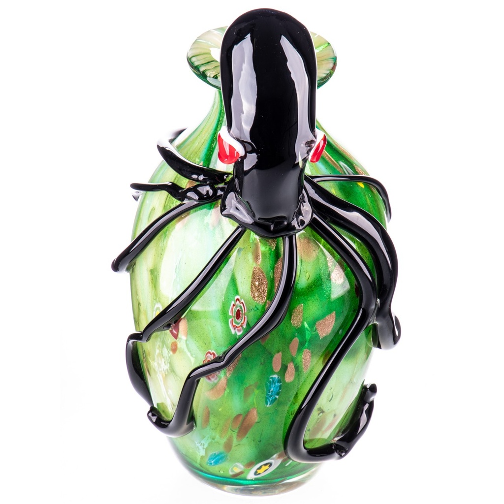[LA-1822498] Murano-Stil Glas Vase mit Tintenfisch Bild 3
