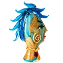 [LA-1822500] Murano-Stil Glas Skulptur Gesicht Bild 2