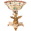 [LA-1822528] Porzellan mit Bronze Schale mit Jungen auf Schwan Bild 2