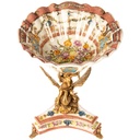 [LA-1822528] Porzellan mit Bronze Schale mit Jungen auf Schwan Bild 4