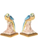[LA-1822530] Porzellan mit Bronze Papageien Set / 2 Bild 3