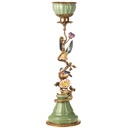 [LA-1822531] Porzellan mit Bronze Kerzenständer mit Vögeln Bild 2