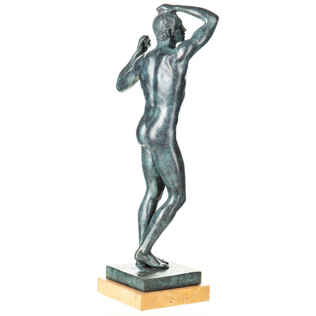 [LA-1822535] Bronzeskulptur Bronzefigur Das Eherne Zeitalter nach Rodin Bild 4
