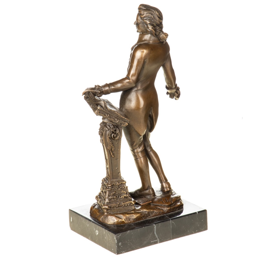 [LA-1822537] Bronzeskulptur Bronzefigur Komponist Bild 3