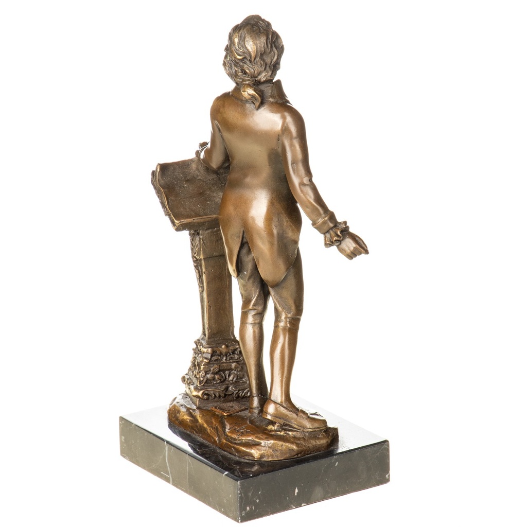 [LA-1822537] Bronzeskulptur Bronzefigur Komponist Bild 4